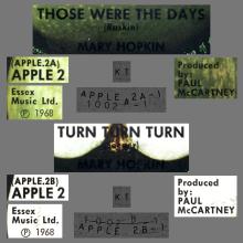 MARY HOPKIN - 1968 08 31 - THOSE WERE THE DAYS ⁄ TURN, TURN, TURN - UK - APPLE 2 - pic 4