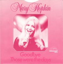 MARY HOPKIN - 1968 09 01 - THOSE WERE THE DAYS ⁄ GOODBYE - APPLE 2 -10 -  HOLLAND - BR MUSIC - BR45013 - 1984 - pic 2