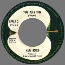 MARY HOPKIN - 1968 11 15 - THOSE WERE THE DAYS ⁄ TURN, TURN, TURN - ITALY - APPLE 2 - QUELLI ERANO GIORNI - pic 6