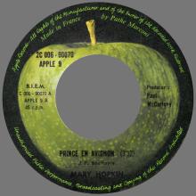 MARY HOPKIN - 1969 07 03 - PRINCE EN AVIGNON ⁄ THE GAME - APPLE 9 - 2C 006-90070 - FRANCE - pic 3