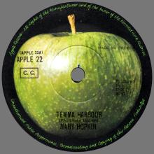 MARY HOPKIN - 1970 01 16 - TEMMA HARBOUR ⁄ LONTANO DAGLI OCCHI - APPLE 22 - GREECE - 2 - MULTICOLOR VINYL - pic 5