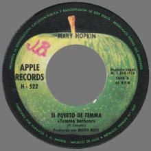 MARY HOPKIN - 1970 01 29 - TEMMA HARBOUR ⁄ THE PUPPY SONG - EL PUERTO DE TEMMA ⁄ LA CANCION DEL CACHORRO - H 522 - SPAIN - pic 3