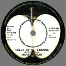 MARY HOPKIN - 1970 07 09 - QUE SERA SERA ⁄ FIELDS OF ST. ETIENNE - DENMARK - APPLE 28 - 6E 006-91624 - pic 5