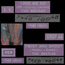THE BEATLES MULTICOLOR GREECE - GMSP  44 - LOVE ME DO ⁄ TWIST AND SHOUT - pic 4