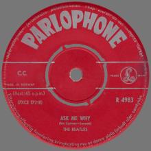 NO 1963 02 00 - PLEASE PLEASE ME  ⁄ ASK ME WHY - R 4983 -2 - DANISH COVER - pic 5
