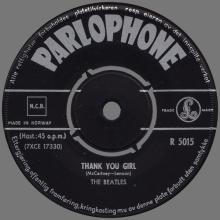 NO 1963 05 00 - FROM ME TO YOU ⁄ THANK YOU GIRL - R 5015 - 1 - RED - DB 4948 - DANCE ON  - pic 5