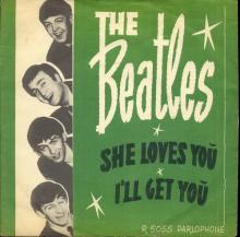 NO 1963 09 00 - SHE LOVES YOU ⁄ I'LL GET YOU - R 5055 - 1 - GN 1714 - SPORVOGNSEVENTYR - pic 1