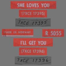 NO 1963 09 00 - SHE LOVES YOU ⁄ I'LL GET YOU - R 5055 - 3 - GN 1718 - NOEN VENTER PA DITT BREV - pic 1