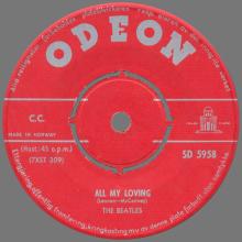 NO 1964 03 00 - ALL MY LOVING ⁄ I SAW HER STANDING THERE - SD 5958 - 2 - ORANGE - GN 1723 - UNDER MEXICOS SOL  - pic 1