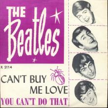 NO 1964 03 00 - CAN'T BUY ME LOVE ⁄ YOU CAN'T DO THAT - 2 - VIOLET - GN 1723 - UNDER MEXICOS SOL - pic 1