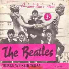 NO 1964 07 00 - A HARD DAY'S NIGHT ⁄ THINGS WE SAID TODAY - 2 - PINK - GN 1729 - LONG TALL SALLY - JAN HOILAND - pic 1