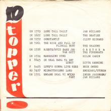 NO 1964 07 00 - A HARD DAY'S NIGHT ⁄ THINGS WE SAID TODAY - 3 - ORANGE - GN 1729 - LONG TALL SALLY - JAN HOILAND - pic 1