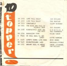 NO 1964 09 00 - I SHOULD HAVE KNOWN BETTER ⁄ AND I LOVE HER - ND 7436 - 2 - ORANGE - GN 1729 - LONG TALL SALLY - JAN HOILAND - pic 1