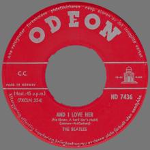 NO 1964 09 00 - I SHOULD HAVE KNOWN BETTER ⁄ AND I LOVE HER - ND 7436 - 3 - PINK - GN 1729 - LONG TALL SALLY - JAN HOILAND  - pic 5