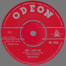 NO 1964 09 00 - I SHOULD HAVE KNOWN BETTER ⁄ AND I LOVE HER - ND 7436 - 5 - ORANGE - SS 350 - BABY LOVE - pic 5