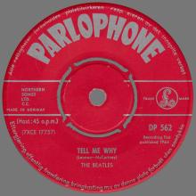 NO 1964 10 00 - IF I FELL ⁄ TELL ME WHY - DP 562 -1 - PINK - GN 1729 - LONG TALL SALLY - JAN HOILAND - pic 5