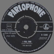 NO 1964 11 00 - I FEEL FINE ⁄ SHE'S A WOMAN - R 5200 - 2 - ORANGE - SS 350 - BABY LOVE - pic 1