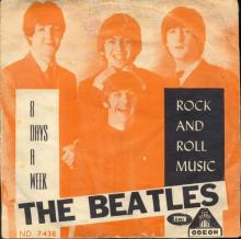 NO 1965 01 00 - ROCK AND ROLL MUSIC ⁄ EIGHT DAYS A WEEK - ND 7438 - 2 - ORANGE - SS 350 - BABY LOVE - pic 1