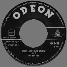 NO 1965 01 00 - ROCK AND ROLL MUSIC ⁄ EIGHT DAYS A WEEK - ND 7438 - 3 - ORANGE - F 5306 - DANCE, DANCE, DANCE - pic 1