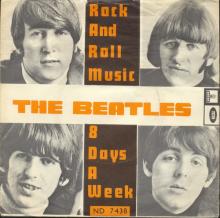 NO 1965 01 00 - ROCK AND ROLL MUSIC ⁄ EIGHT DAYS A WEEK - ND 7438 - 4 - ORANGE - LABEL 6 - F 5602 - SLOOP JOHN B - pic 1