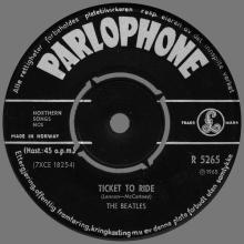 NO 1965 03 00 - TICKET TO RIDE ⁄ YES IT IS - R 5265 - 1 - ORANGE -LABEL 3 - F 5306 - DANCE, DANCE, DANCE - pic 1
