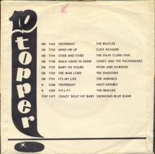 NO 1965 12 00 - WE CAN WORK IT OUT ⁄ DAYTRIPPER - LABEL 3 - ND 7442 - YESTERDAY - pic 1