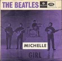 NO 1966 01 00 - MICHELLE ⁄ GIRL - SD 5987 - 1 - PURPLE - LABEL 3 - ND 7442 - ACT NATURALLY ⁄ YESTERDAY - pic 1