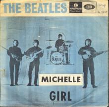 NO 1966 01 00 - MICHELLE ⁄ GIRL - SD 5987 - 2 - BLUE - LABEL 5 - ND 7442 - ACT NATURALLY ⁄ YESTERDAY - pic 1