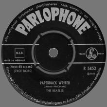 NO 1966 05 00 - PAPERBACK WRITER ⁄ RAIN - 1 - RED - LABEL 3 - SD 5987 - MICHELLE ⁄ GIRL - pic 1