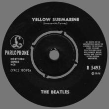 NO 1966 07 00 - YELLOW SUBMARINE ⁄ ELEANOR RIGBY - R 5055 - 2- RED - LABEL 5 - F 5602 - SLOOP JOHN B - pic 1