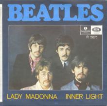 NO 1968 03 00 - LADY MADONNA ⁄ INNER LIGHT - R 5675 -1 - LABEL 5 - SWEDISH SLEEVE - pic 1
