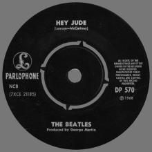 NO 1968 09 00 - HEY JUDE ⁄ REVOLUTION - DP 570 -1 - LABEL 5 - SWEDISH SLEEVE - pic 1