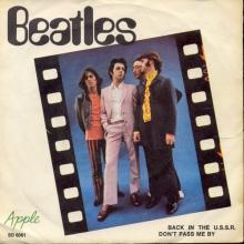 NO 1969 03 00 - BACK IN THE USSR ⁄ DON'T PASS ME BY - SD 6061 - 2 - LABEL 7 - SWEDISH SLEEVE - pic 1