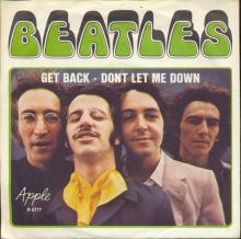 NO 1969 04 00 - GET BACK ⁄ DON'T LET ME DOWN - R 5777 -1 - LABEL 5 - SWEDISH SLEEVE - pic 1