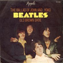 NO 1969 05 00 - THE BALLAD OF JOHN AND YOKO ⁄ OLD BROWN SHOE - R 5786 -2 - LABEL 7 - SWEDISH SLEEVE - pic 1