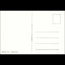 1975 PAUL McCARTNEY - POSTCARD UK - MPL 1975 - WINGS UK TOUR 1975 - A - C - 15X10 - pic 1