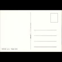1975 PAUL McCARTNEY - POSTCARD UK - MPL 1975 - WINGS UK TOUR 1975 - A - C - 15X10 - pic 1