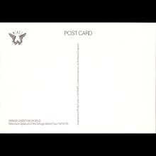 1979 PAUL McCARTNEY  - POSTCARD UK - MPL 1979 - WINGS OVER THE WORLD TELEVISION SPECIAL - 14,8X10,5 - pic 1