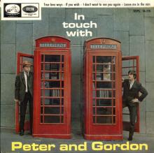 PETER AND GORDON - I DON'T WANT TO SEE YOU AGAIN - 7EPL 14.175 - SPAIN - EP -1 - pic 1