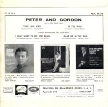 PETER AND GORDON - I DON'T WANT TO SEE YOU AGAIN - 7EPL 14.175 - SPAIN - EP -B - pic 2