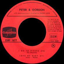 PETER AND GORDON - I DON'T WANT TO SEE YOU AGAIN - ESRF 1677 - FRANCE - EP - pic 3