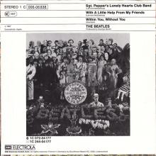 SGT PEPPER'S LONELY HEARTS CLUB BAND - WITH A LITTLE HELP FROM MY FRIENDS - WITHIN YOU.WITHOUT YOU - 1976 / 1987 - 1 - SLEEVES - pic 1