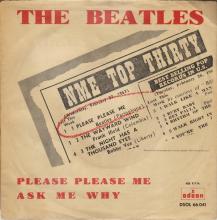 SPAIN 1963 04 30 - PLEASE PLEASE ME ⁄ ASK ME WHY - SLEEVE 07 LABEL B - DSOL 66.041 - pic 1