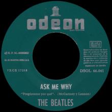 SPAIN 1963 04 30 - PLEASE PLEASE ME ⁄ ASK ME WHY - SLEEVE 07 LABEL B - DSOL 66.041 - pic 5