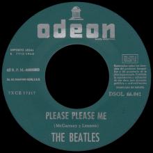 SPAIN 1963 04 30 - PLEASE PLEASE ME ⁄ ASK ME WHY - SLEEVE 11 LABEL B - DSOL 66.041 - pic 1