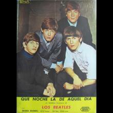 SPAIN 1964 A HARD DAY'S NIGHT - QUE NOCHE LA DE AQUEL DIA - MOVIEPOSTER FILMPOSTER - 100 X 70 - pic 1