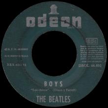 SPAIN 1964 06 01 - TWIST AND SHOUT ⁄ BOYS - SLEEVE 1 LABEL D 1 - DSOL 66.055 - pic 1
