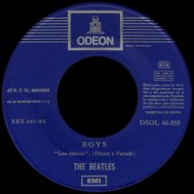 SPAIN 1964 06 01 - TWIST AND SHOUT ⁄ BOYS - SLEEVE 1 LABEL G 1 - DSOL 66.055 - pic 1