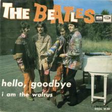 SPAIN 1967 12 08 - DSOL 66.082 - HELLO. GOODBYE ⁄ I AM THE WALRUS - SLEEVE 3 LABEL 6  - pic 1