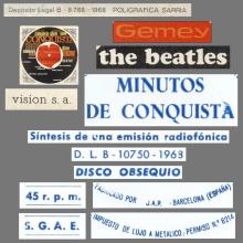 SPAIN 1968 00 00 - GEMEY - CONQUISTA SHOW - I MINUTOS DE CONQUISTA GEMEY ! ⁄ D.L.B-10750-1968  - pic 1